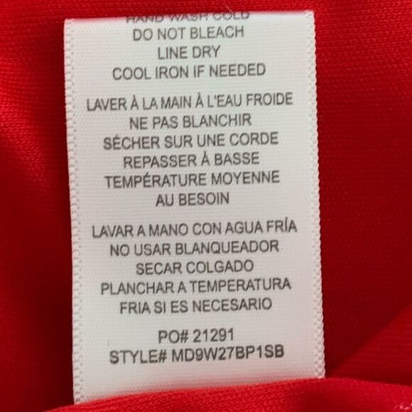 STUDIO B BY BOBEAU RED FLORAL MAXI DRESS XL - Picture 11 of 11